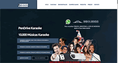 Desktop Screenshot of dvdkaraoke.com.br